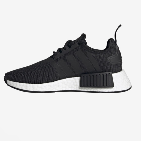 Adidas nmd r1 sneaker black white mens 5 - Picture 5 of 5
